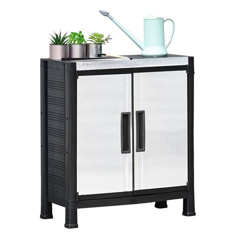 garden metal box|waterproof outdoor metal storage cabinet.